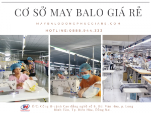 cơ sở may balo giá rẻ