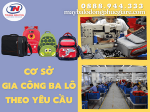 cơ sở gia công ba lô theo yêu cầu