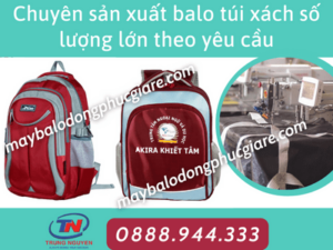 chuyên sản xuất balo túi xách