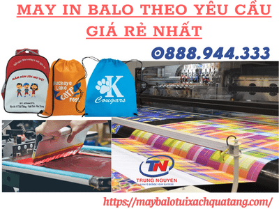 in balo theo yêu cầu