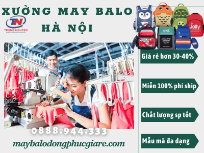 sản xuất balo tại hà nội