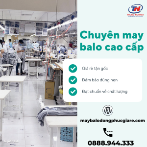 Chuyên may balo cao cấp