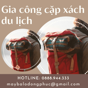 gia công cặp xách du lịch