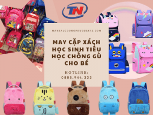 may cặp xách học sinh tiểu học