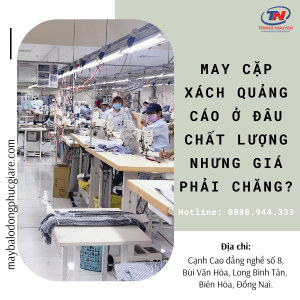may cặp xách quảng cáo