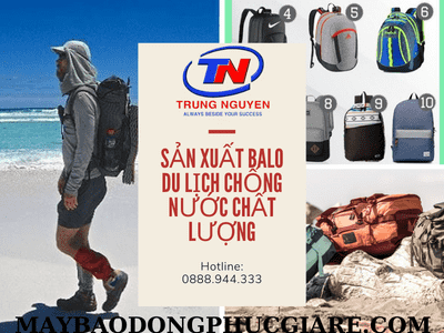 gia công balo du lịch chống nước