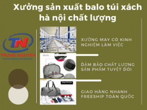 xưởng sản xuất balo túi xách hà nội