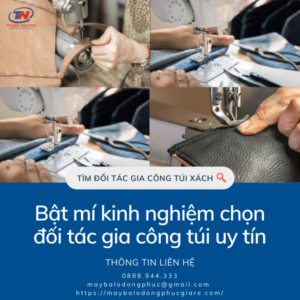 tìm đối tác gia công túi xách