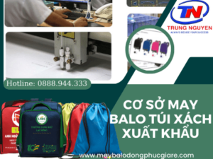 cơ sở may balo túi xách xuất khẩu