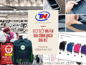 cơ sở nhận gia công balo giá rẻ