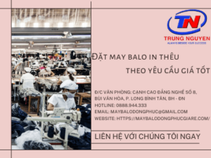 đặt may balo in thêu theo yêu cầu