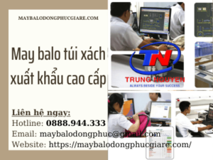 may balo túi xách xuất khẩu cao cấp