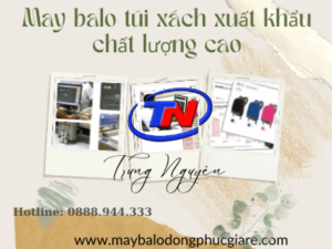 may balo túi xách xuất khẩu chất lượng cao