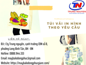 túi vải in hình theo yêu cầu