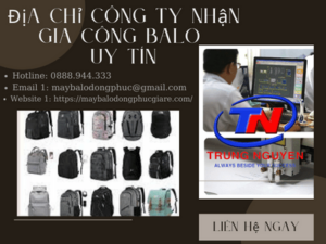 Công ty nhận gia công balo