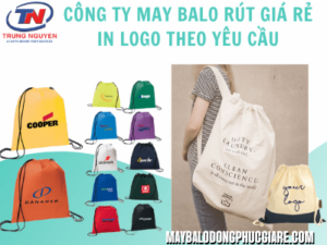 gia công ba lô dây rút