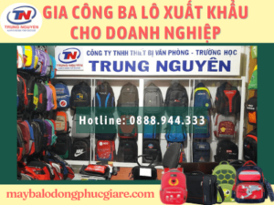 gia công ba lô xuất khẩu