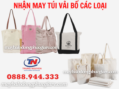 may túi vải bố các loại