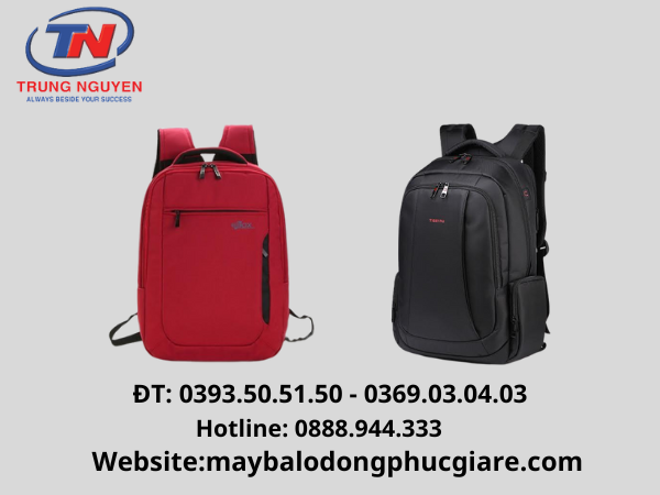 Cơ sở chuyên may balo theo yêu cầu Trung Nguyên thiết kế đẹp