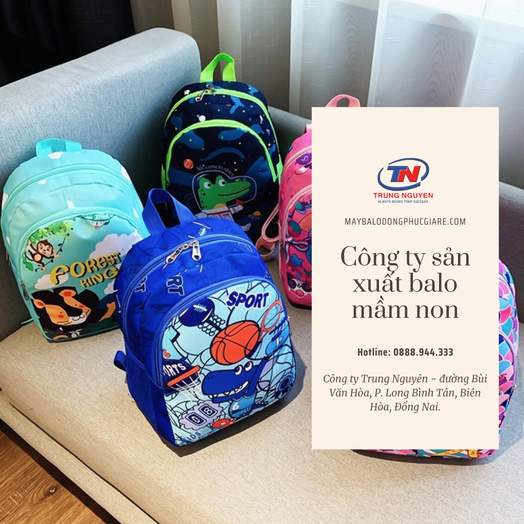 sản xuất balo mẫu giáo 