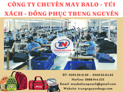 Xưởng may balo túi xách Đà Nẵng - Trung Nguyên