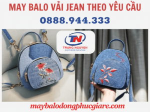 Tại sao nên may balo từ quần jean cũ?