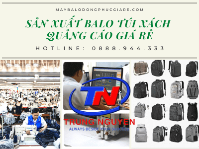may balo túi xách quảng cáo