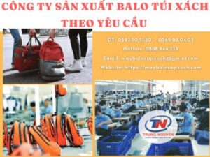 cơ sở gia công balo quà tặng