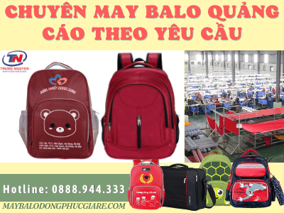 may ba lô quảng cáo