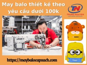 sản xuất ba lô học sinh mầm non