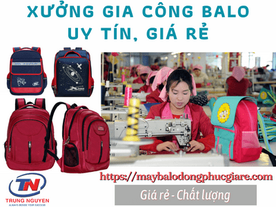 xưởng đặt may balo