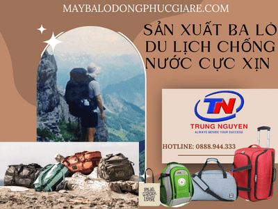 gia công ba lô du lịch theo yêu cầu