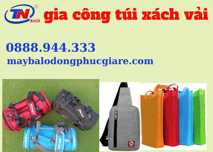 gia công túi xách vải