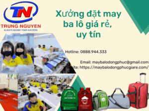 sản xuất ba lô trung tâm anh ngữ
