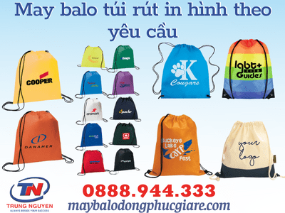 sản xuất balo rút dây 