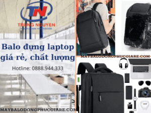 xưởng may ba lô laptop