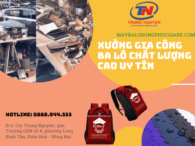 xưởng sản xuất balo theo yêu cầu