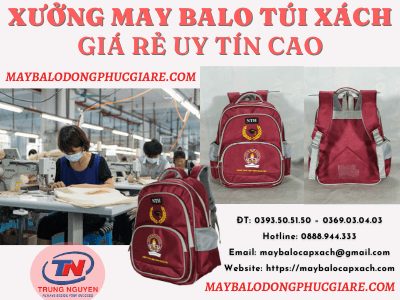 gia công ba lô quảng cáo giá rẻ