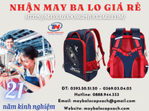 sản xuất balo trung tâm anh ngữ
