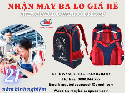 sản xuất balo trung tâm anh ngữ