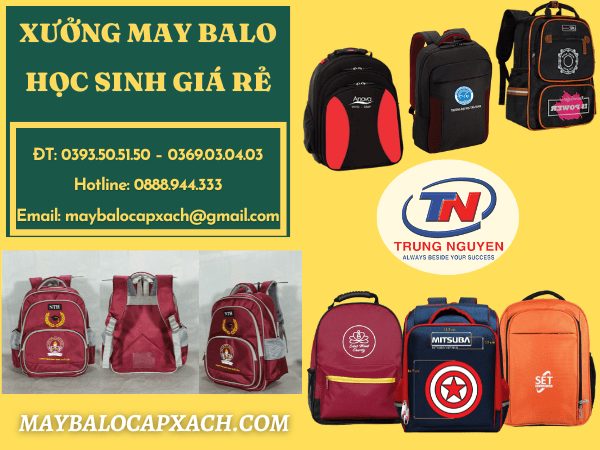 sản xuất ba lô quà tặng học sinh