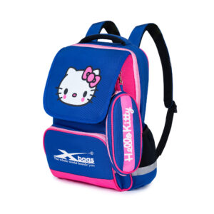 mặt nghiêng ba lô học sinh tiểu học nữ